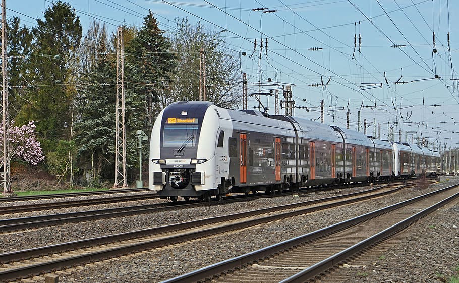 ferrocarril, rrx, rhein-ruhr-express, unidad múltiple eléctrica, unidad doble, doble piso, nuevo, locomotora eléctrica, tráfico regional, tren regional