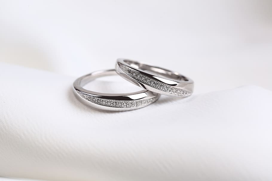 anillos, anillos de boda, anillo de oro blanco, joyas, bodas, amor, anillo, boda, joyería, anillo de bodas