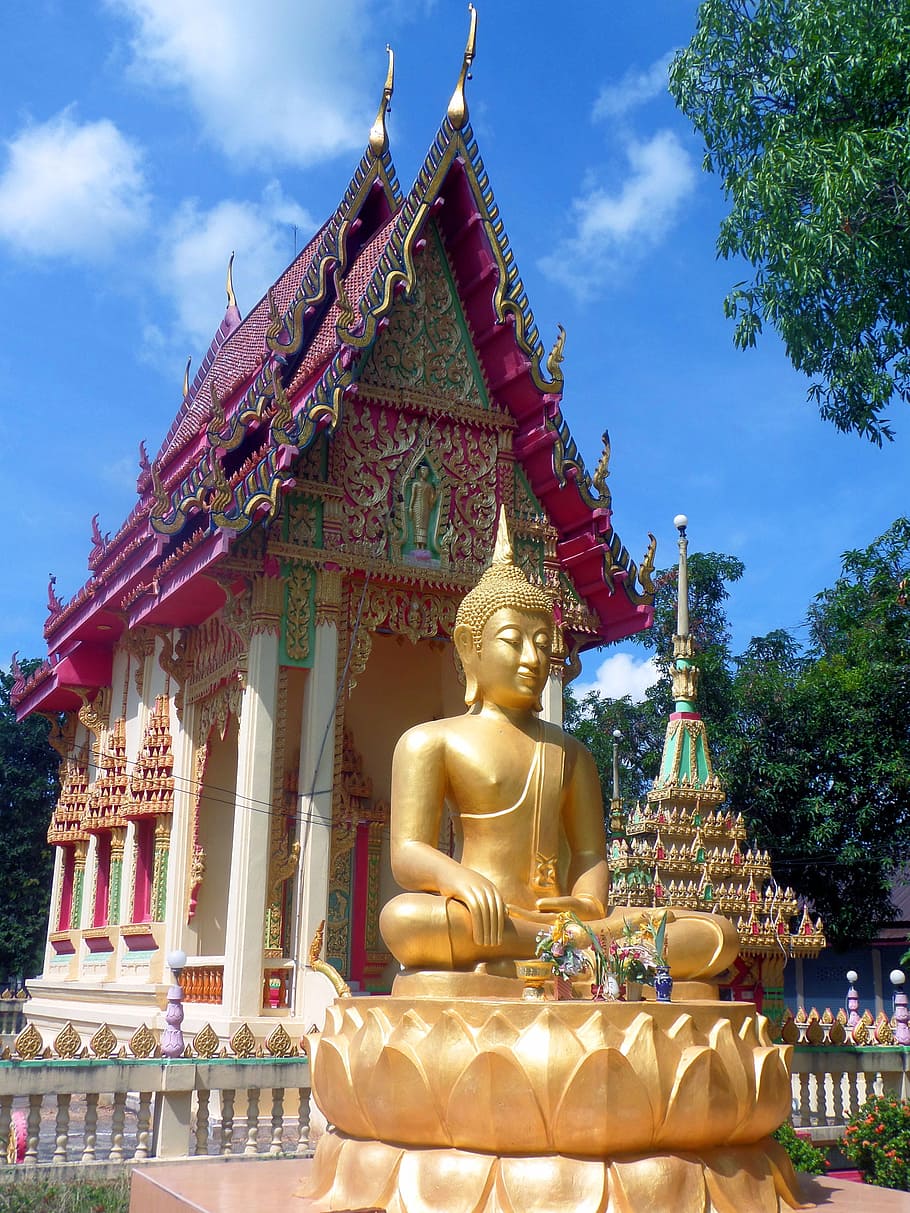Buda, templo, es decir, Tailandia, budista, budismo, tailandés, religión, meditación, oriental
