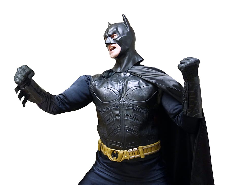 Batman, traje, superhéroe, héroe, máscara, cómic, cosplay, fuerte, disfraz, luchador