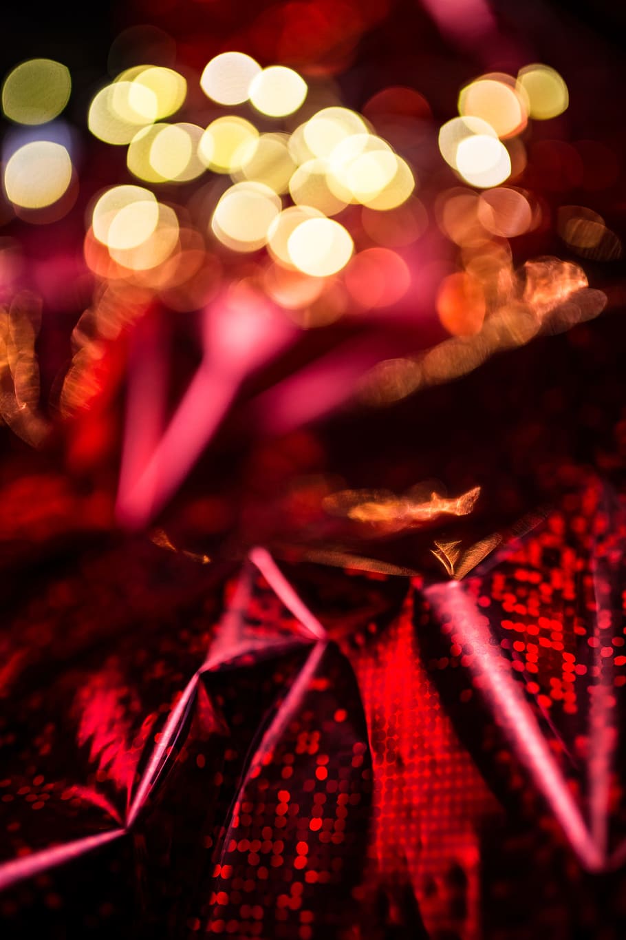 red, holographic paper backgrounds, abstract, texture, paper, christmas, xmas, bokeh, holographic, backgrounds