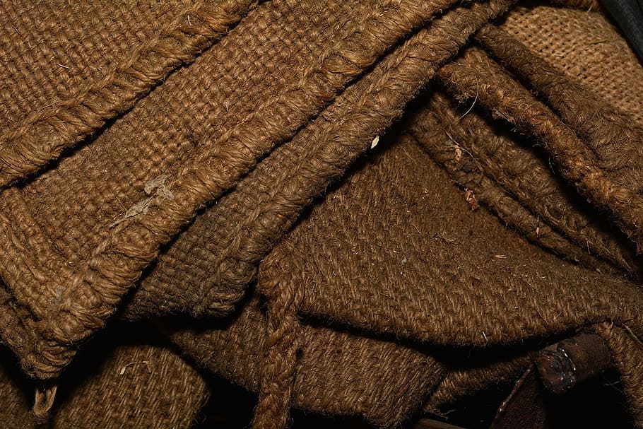 jute, bag, thread, keep, store, grain, full frame, backgrounds, brown, pattern
