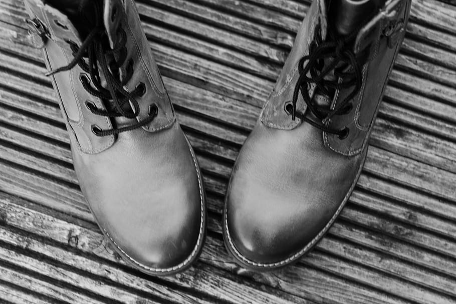 sepatu, hitam dan putih, sepatu musim dingin, sepatu kulit, sepatu bot, hangat, pakaian, fed, sepatu Wanita, pasangan sepatu wanita