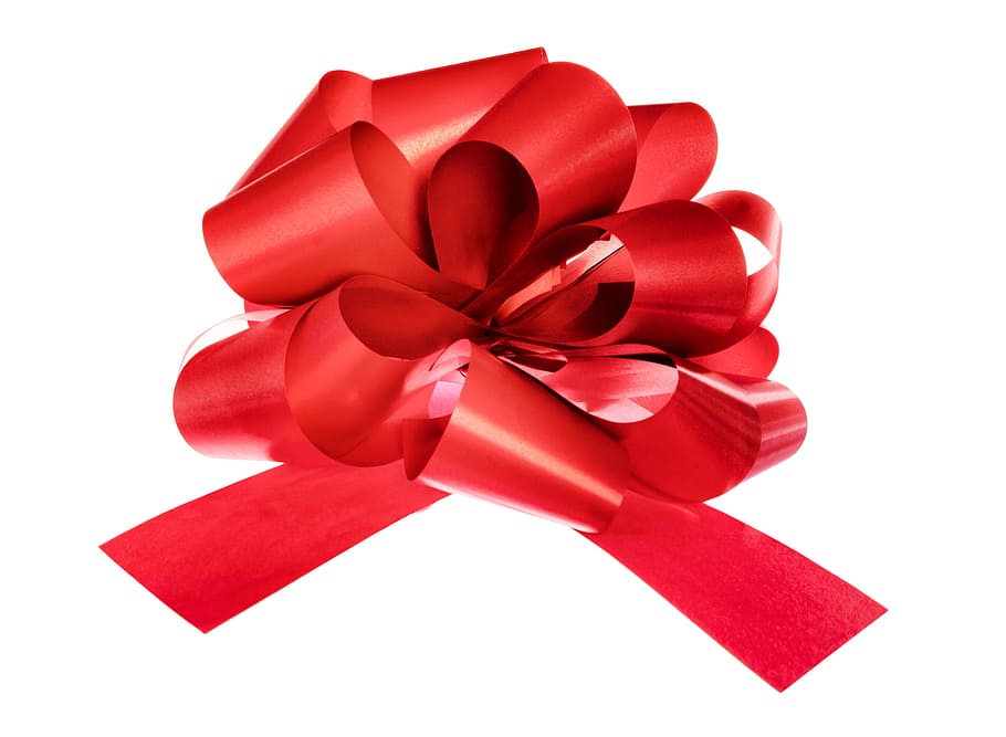 red, bow, decoration, symbol, celebration, element, traditional, tied, shiny, color