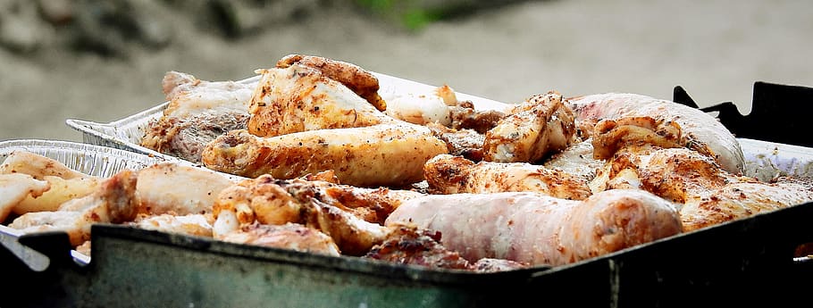 grilling, chicken, legs, meat, food, food and drink, freshness, preparation, heat - temperature, barbecue