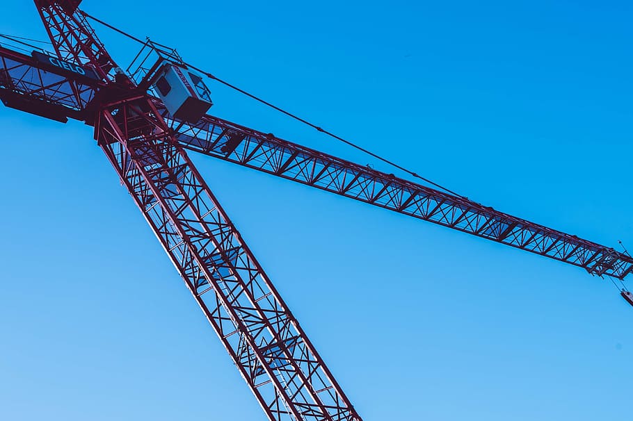 crane, metal, boom, transport, raise, technology, industry, sky, load crane, crane arm