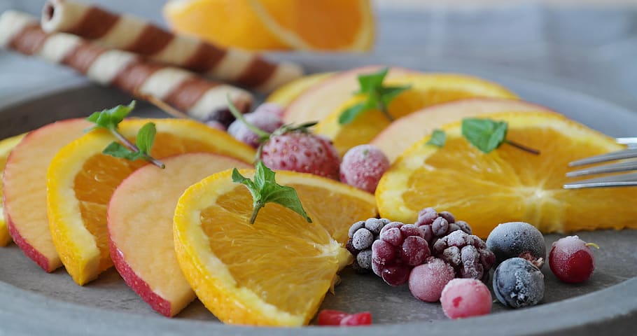 fruta, laranja, maçã, bagas, suculento, fresco, saudável, doce, vitaminas, comida