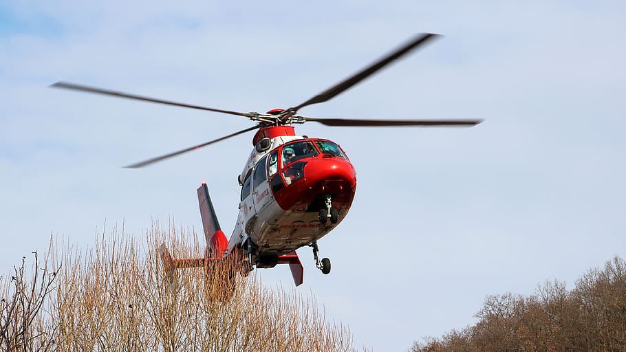 helicopter, air rescue, flying, rescue, use, ambulance helicopter, accident rescue, ambulance service, air vehicle, nature