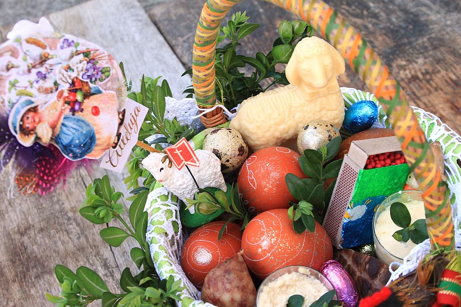selamat paskah, tradisi rusia, keranjang paskah, musim semi, paskah, ornamen, keranjang, tradisi, telur paskah, telur
