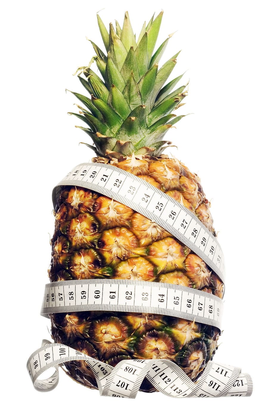 ananas, centimeter, length, measure, measurement, meter, ruler, tape, background, citrus