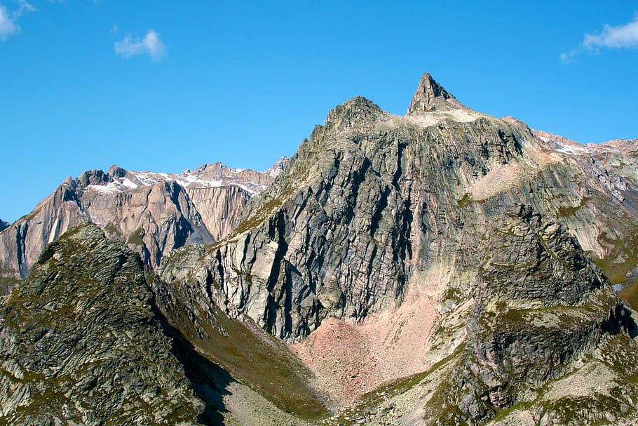 gran san bernardo, alps, italy, europe, monti, upstream, mountain, landscape, nature, sky