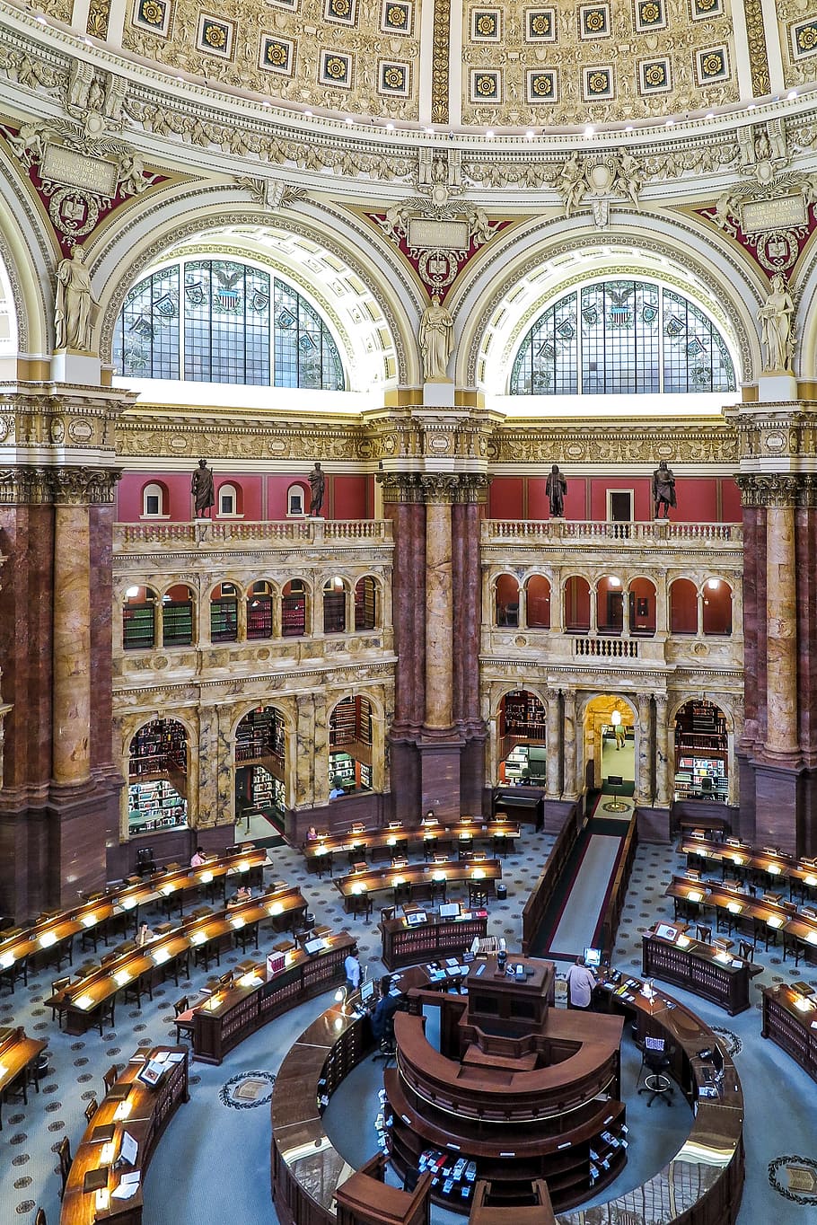 main, reading room, library, congress., america, architectural, architecture, beautiful, blue, book