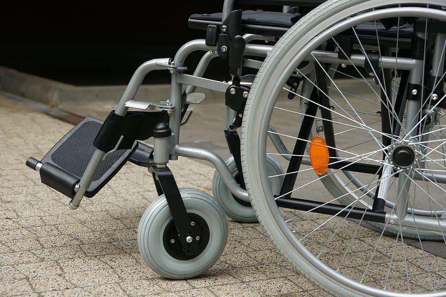 disabled, stroller, the disease, wheelchair, disability, wheel, transportation, medical equipment, metal, mode of transportation