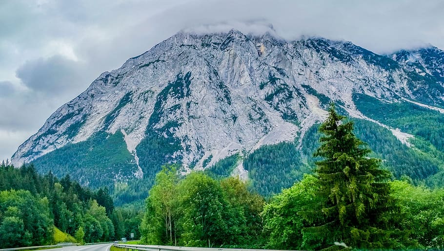 pegunungan Alpen, hallstatt, austria, alpine, gunung, awan, pendakian, pegunungan, lanskap, alam