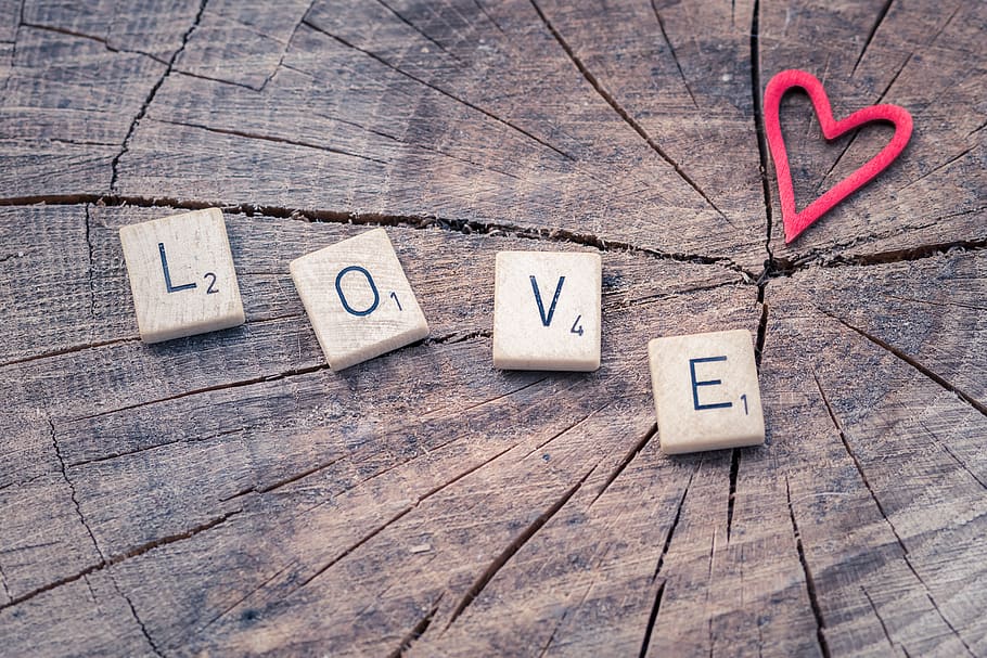 love, letters, heart, valentine, scrabble, affection, background, relation, happy, background image