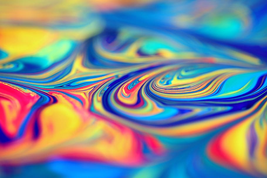 swirl, design, pattern, colorful, paint, art, shape, motion, texture, wave