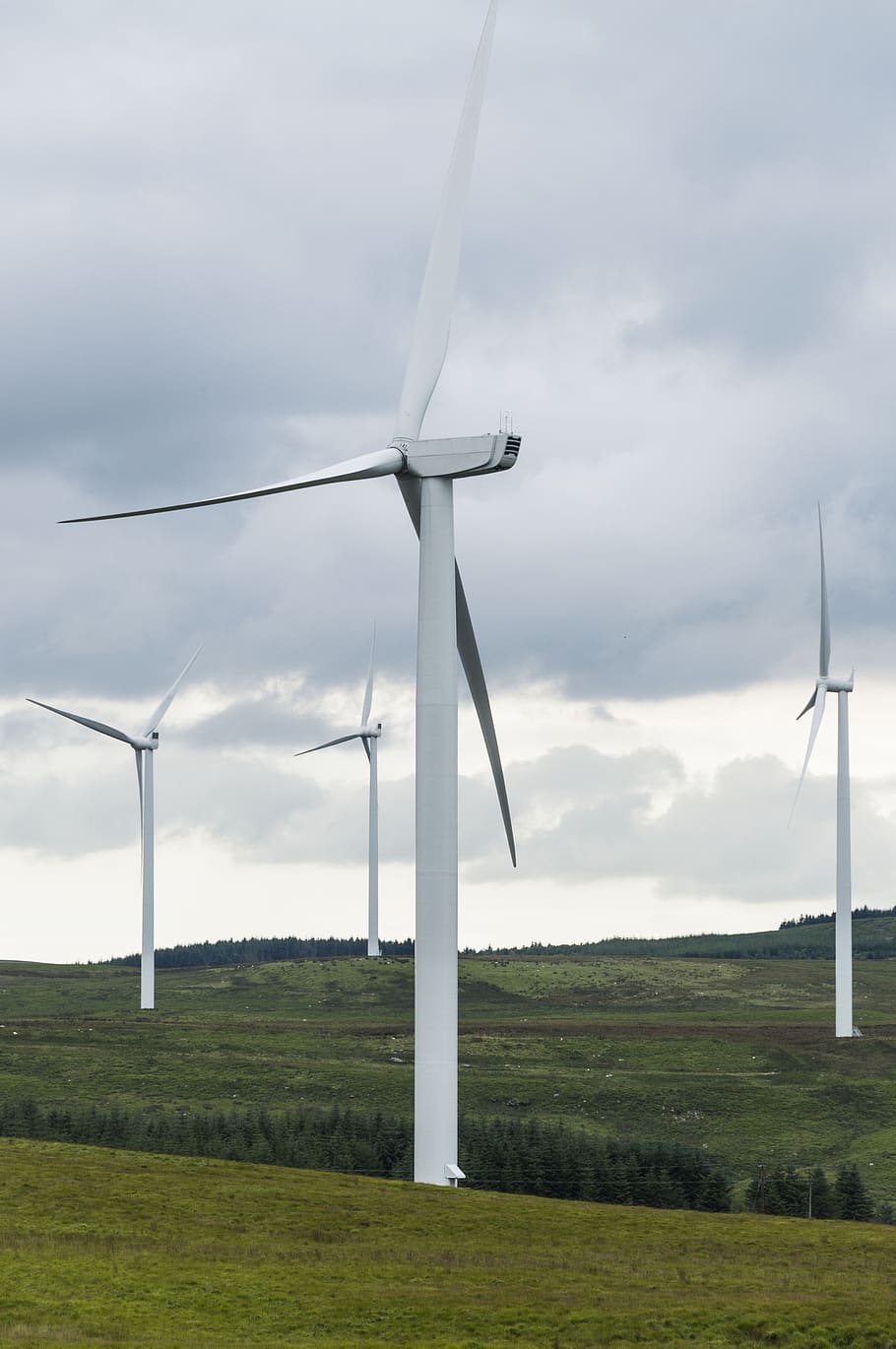 landscape, wind farm, wind turbine, energy, electricity, power, nature, environment, turbine, renewable