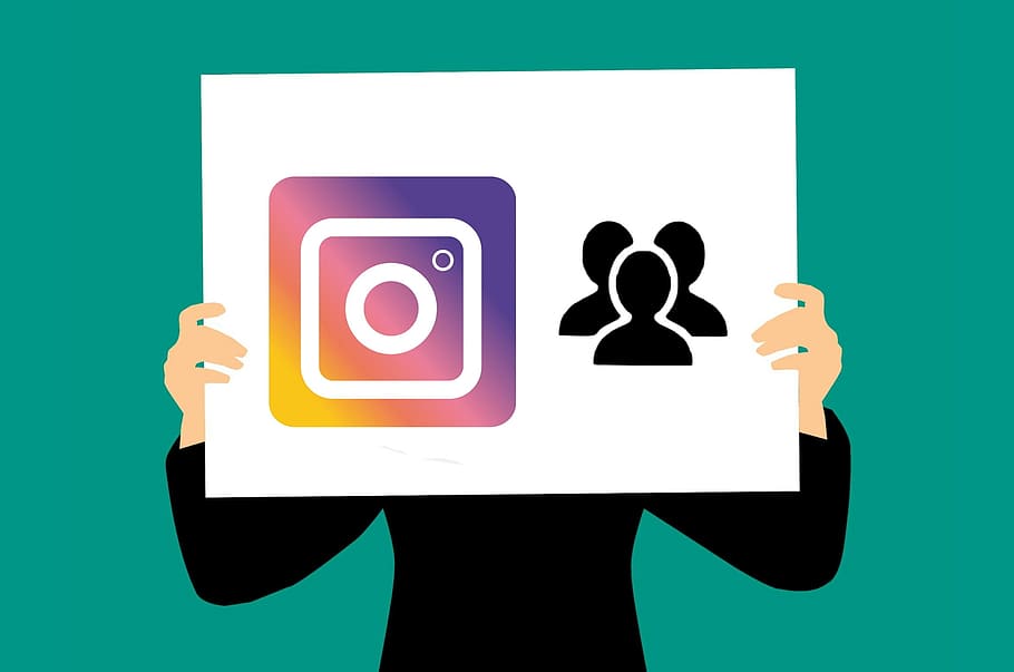 instagram, sosial, media, profil, fotografi, tanda, datar, simbol, set, media sosial