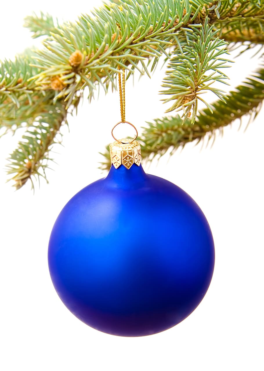 ball, xmas, tree, branch, fir, pine, sphere, new, christmas, year