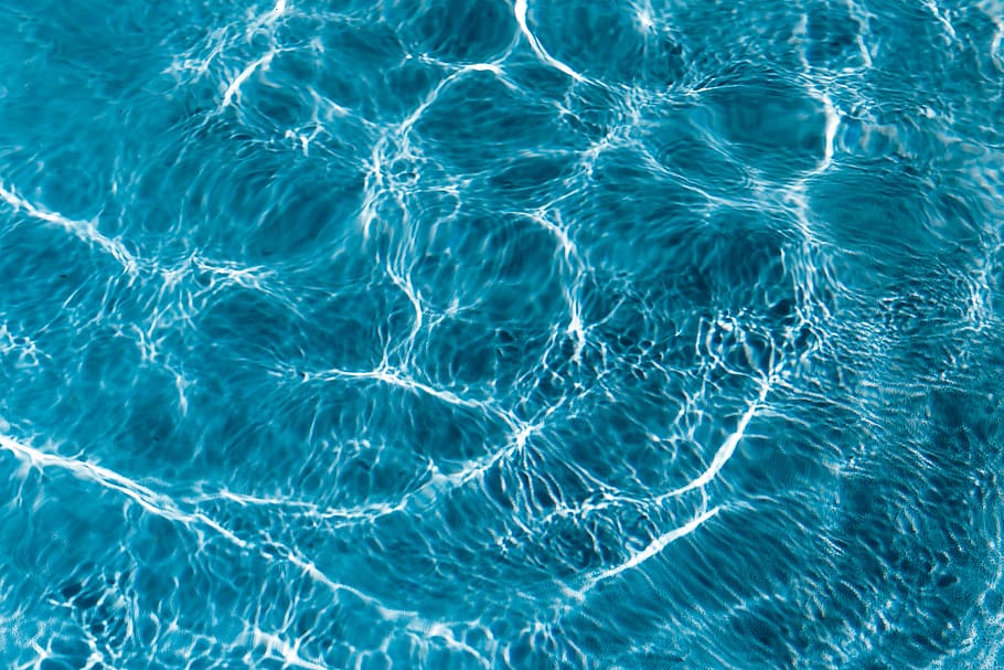 ondulado, superficie del agua, natación, piscina, agua, ola, resumen, fondo, soleado, reflexión