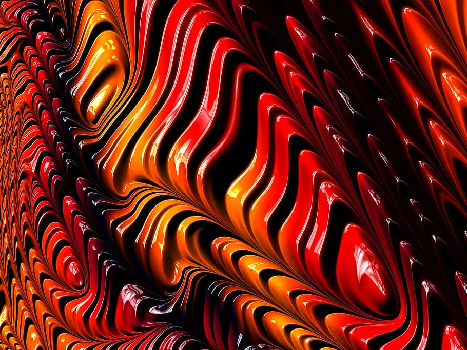 fractal, design, texture, background, mathematical, full frame, backgrounds, pattern, multi colored, red