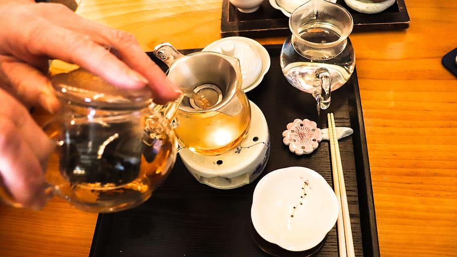 teh, Korea, teh herbal, ruang teh, kafe teh, rumah teh, kafe tradisional, editor track tradisional, kota hub, teh krisan