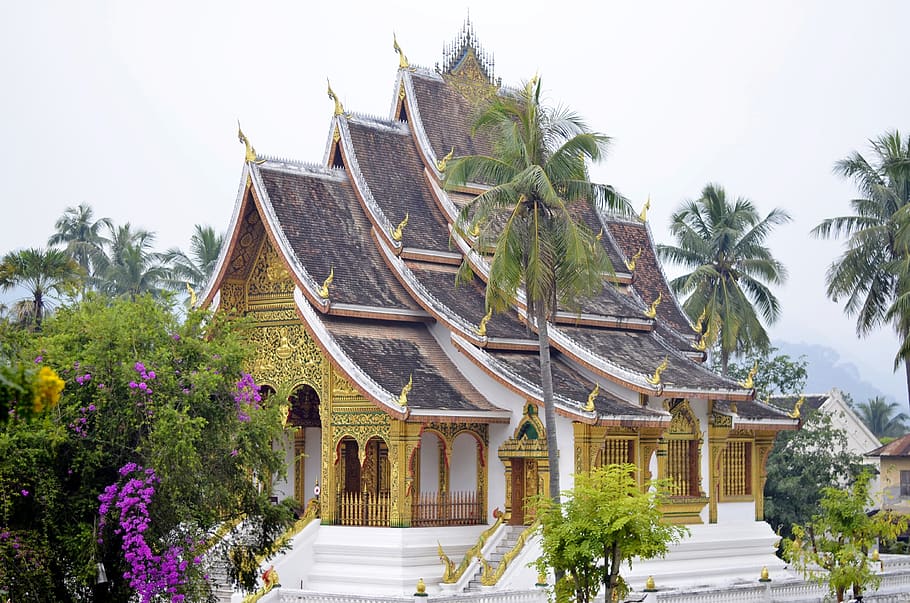 laos, temple, buddha, buddhism, culture, religion, travel, traditional, architecture, landmark