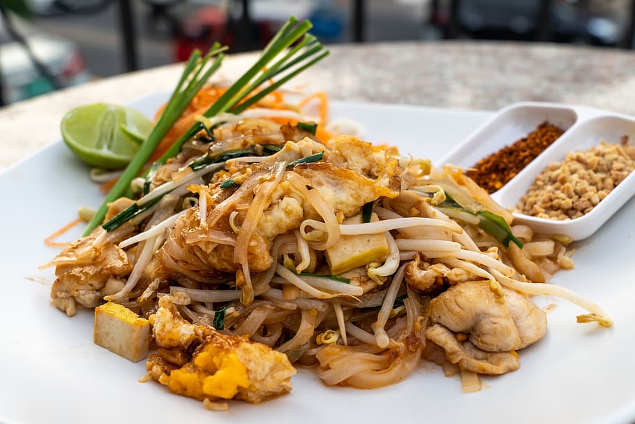 pad thai, comida tailandesa, tailandia, comida asiática, asia, comida, tailandesa, arroz, bangkok, restaurante