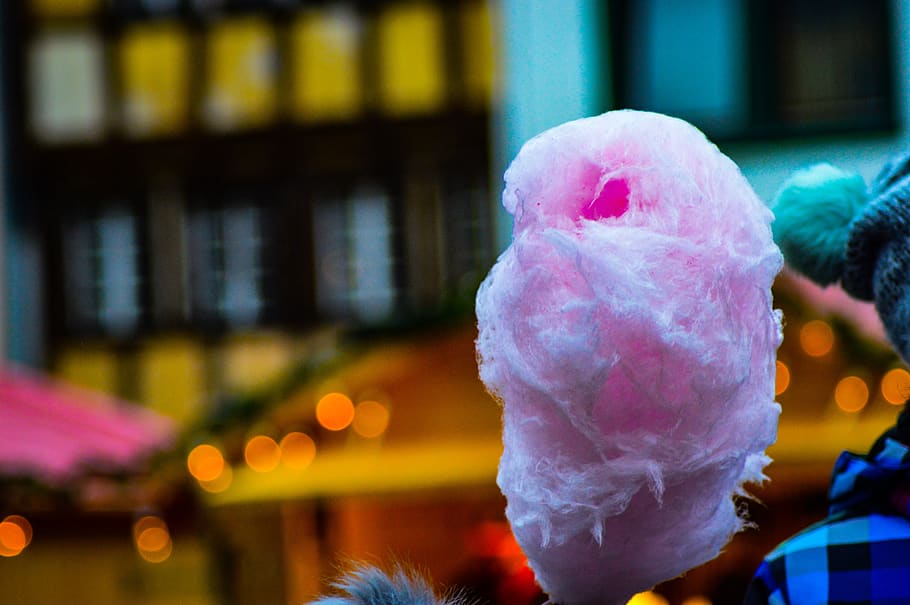 cotton candy, christmas market, weihnactsmarkt, traditional, germany, christmas, xmas, season, snow, december