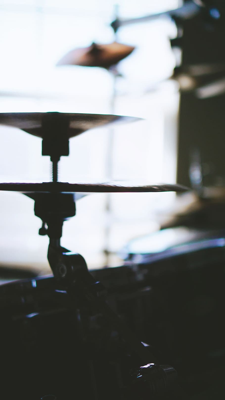 Cymbals, drum, kit, focus, blur, music, instrument, focus on foreground, water, day