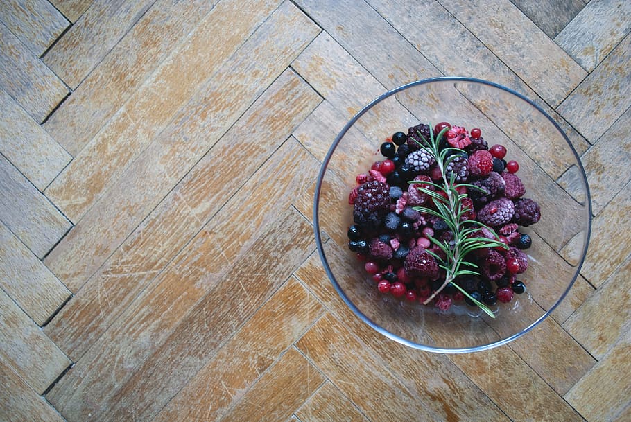 raspberries, blueberries, blackbereries, frozen, bowl, food, fruit, healthy, hardwood, food and drink