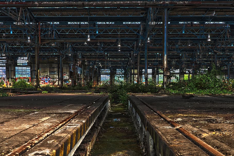 lost places, hall, pforphoto, abandoned, factory, mood, old, building, ruin, atmosphere