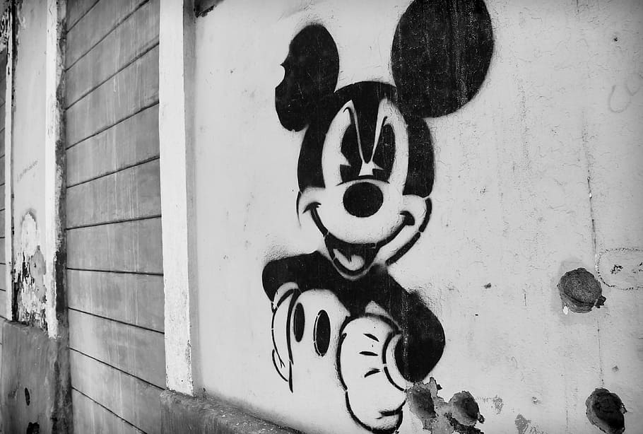 hitam dan putih, jalan, putih, dinding, hitam, monokrom, grafiti, seni jalanan, seni, sketsa