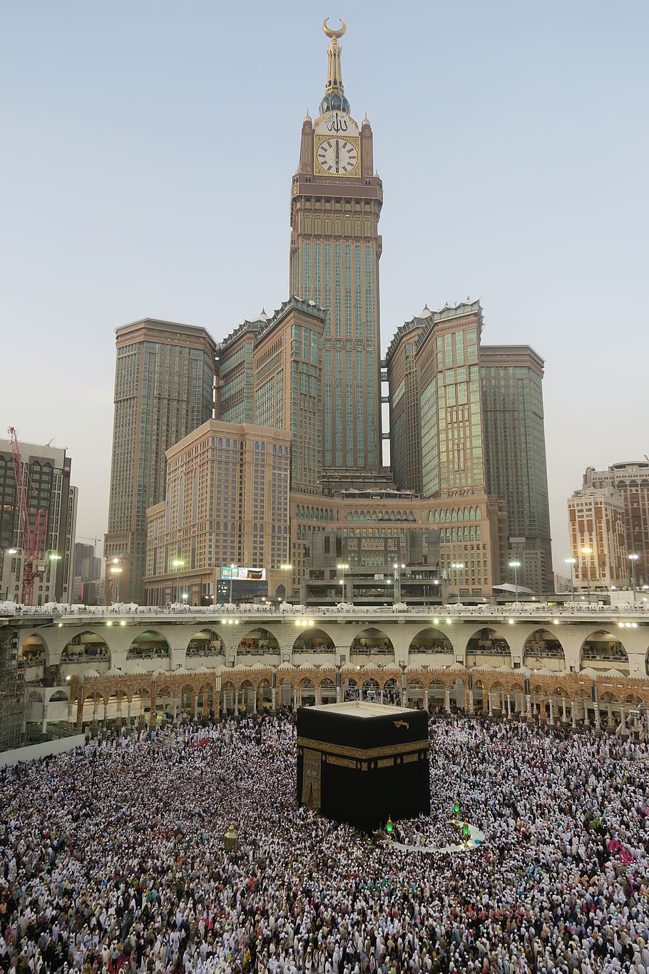 kaaba, harem, the pilgrim's guide, religion, islam, architecture, city, travel, building exterior, built structure