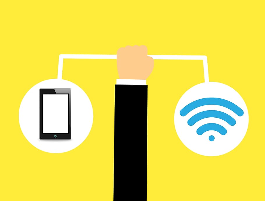 ilustração de hotspot wifi., internet, wifi, hotspot, logotipo wifi, rede wifi, roteador wifi, conexão sem fio, 3d wifi, roteador