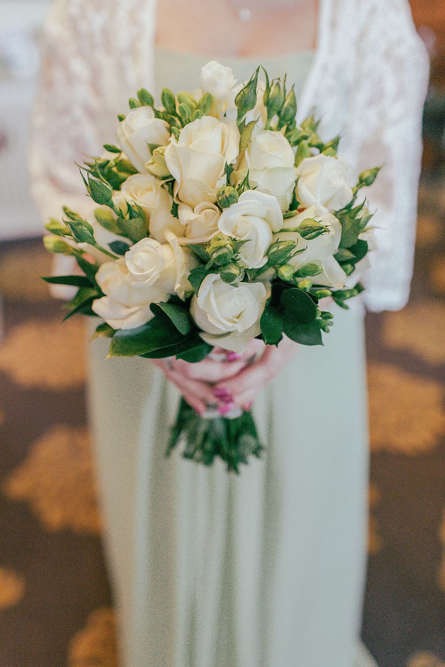 pengantin wanita, pengiring pengantin, pernikahan, bunga, cinta, gaun putih, romantis, tanaman berbunga, rangkaian bunga, karangan bunga