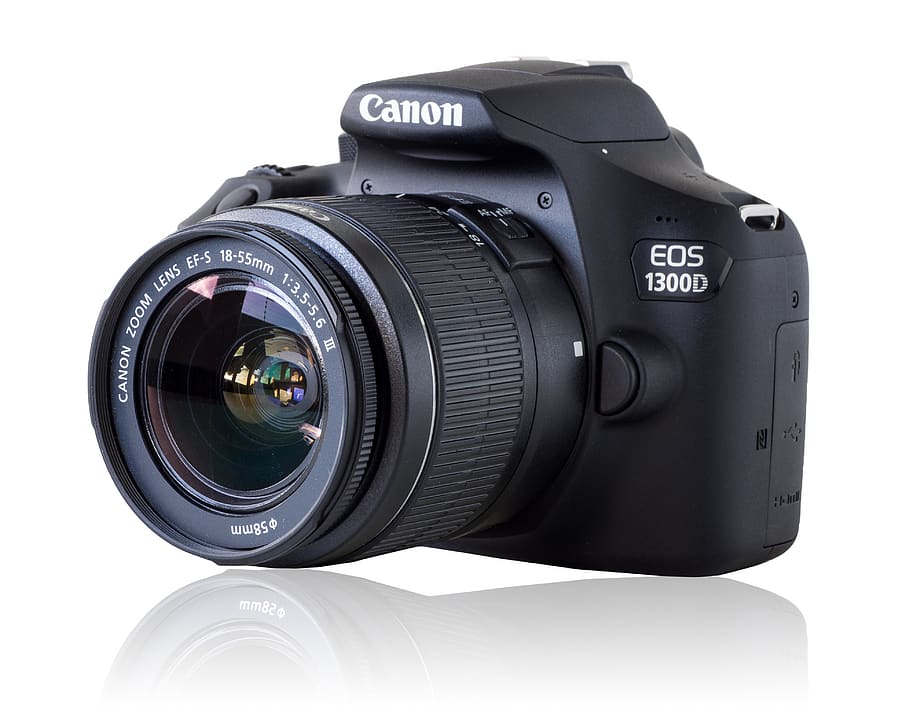 canon, camera, lens, photography, isolated, digital, black, equipment, slr, film