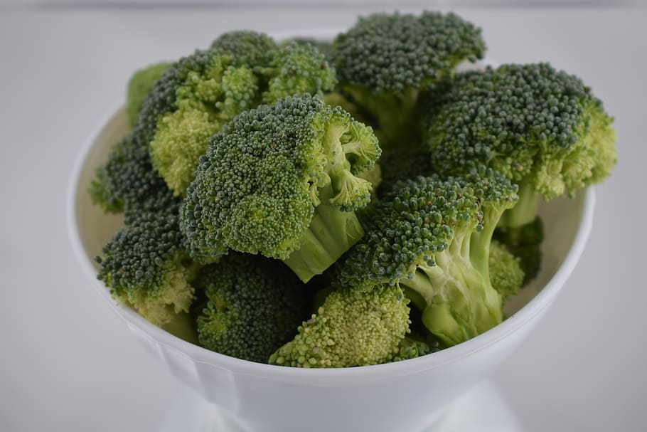 broccoli, food, vegetable, healthy, freshness, closeup, bowl, grow, cooking, nature