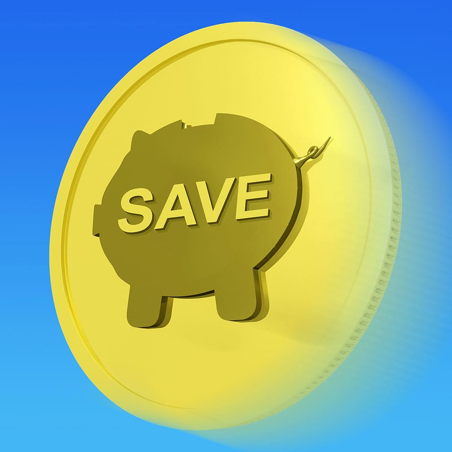 salvar, moeda de ouro significa preço, cortado, especial, pechincha, barato, apuramento, moeda, descontos, à venda