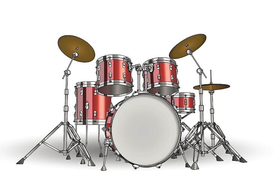 drums, drum set, background, music, instrument, percussion, sound, rock, musical, concert