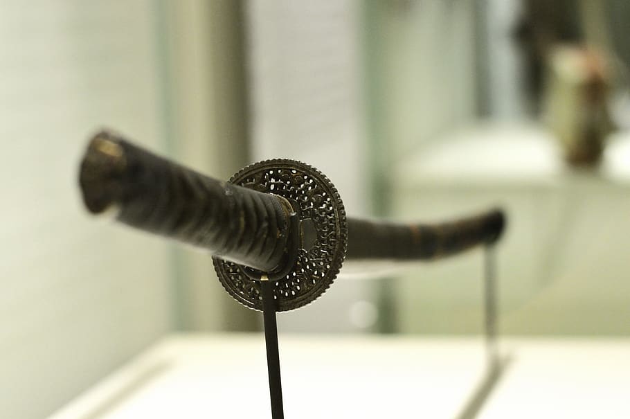 museum, art, culture, history, east, asia, eastern, manual, old, sword