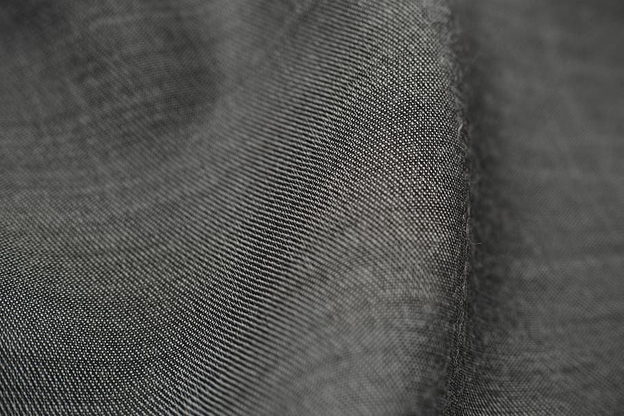 gris, tela, textura, fondo, fondos, resumen, enfoque selectivo, portada, algodón, patrón