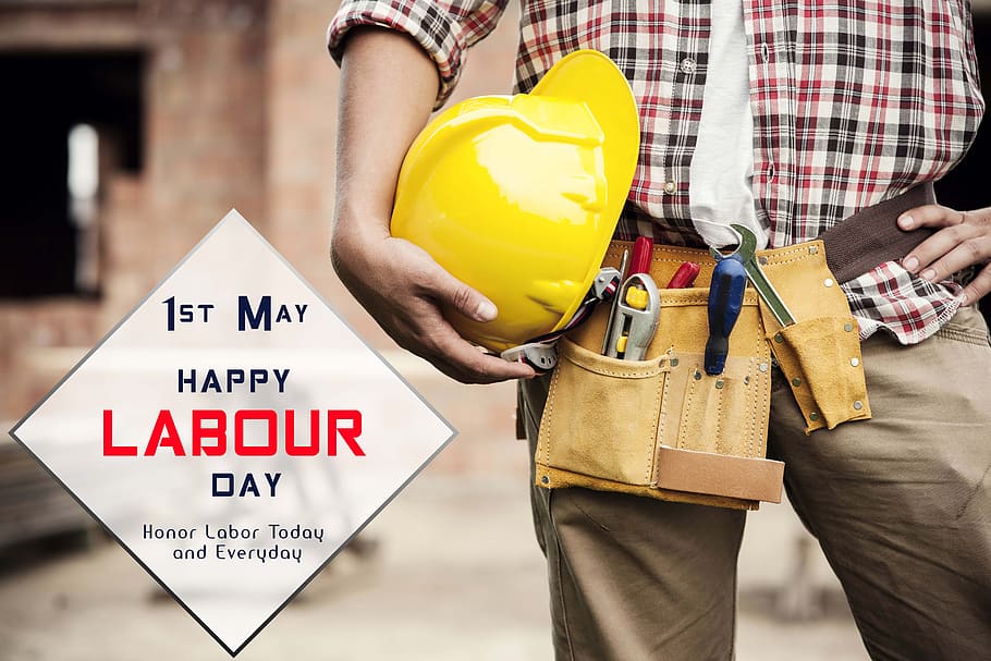 labor day, 1st may, banner, man, construction, design, poster, employers, happy, labor
