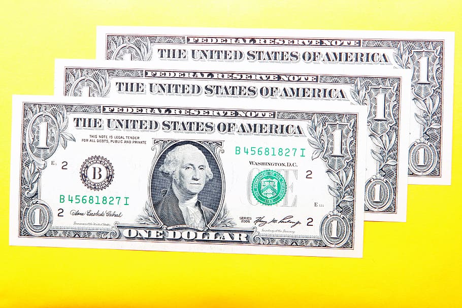 one, dollar, bill, money, background, banking, bills, cash, close, close-up