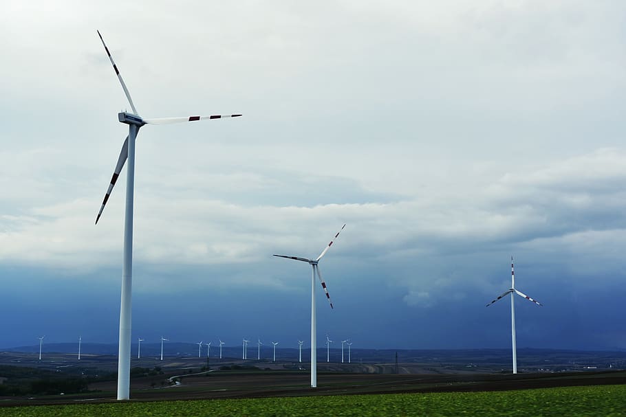 viento, energía eléctrica, energía eólica, energía, electricidad, renovable, molino de viento, fuente de energía renovable, molinos de viento, ecología
