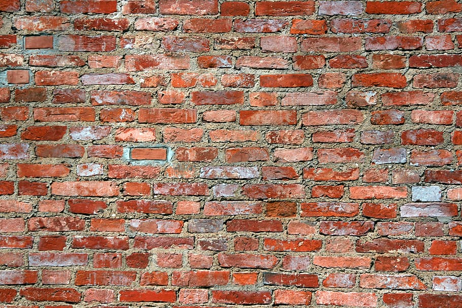 bricks, brick, wall, backgrounds, red, old, white, brickwork, brown, floor