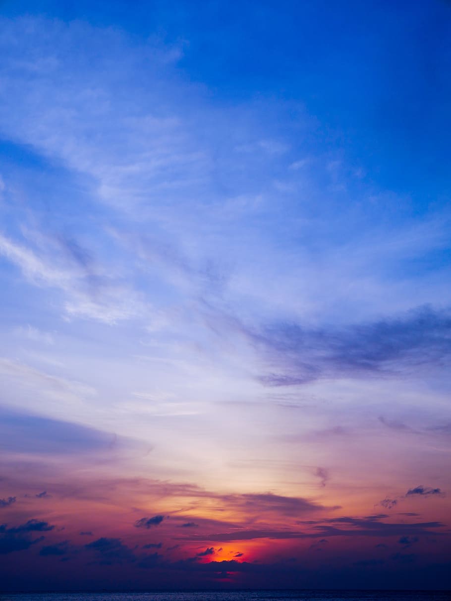 Koh Samui, amanecer, mar, cielo, nube - cielo, puesta de sol, belleza en la naturaleza, paisajes - naturaleza, tranquilidad, azul