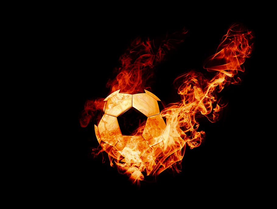 burning, fire, ball, football, soccer, soccerball, fireball, flame, heat, flammable