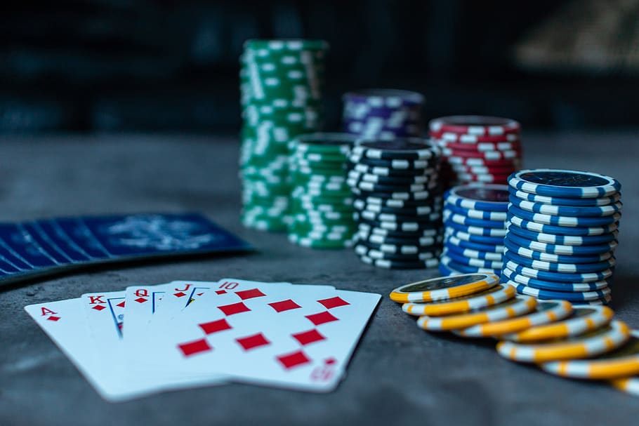 poker, chip poker, kartu, permainan, keberuntungan, judi, chip, pik, kecanduan, trumpf