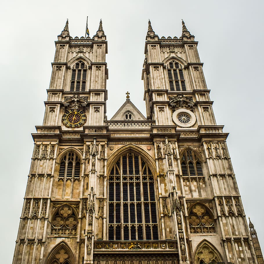 westminster abbey, church, building, towers, architecture, cathedral, gothic, famous, historic, religion